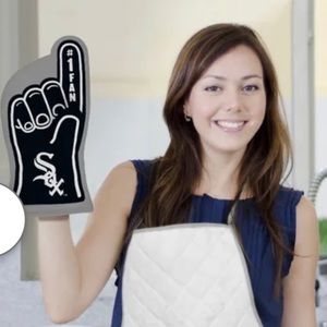 MLB Baseball white Sox #1 fan oven mittens